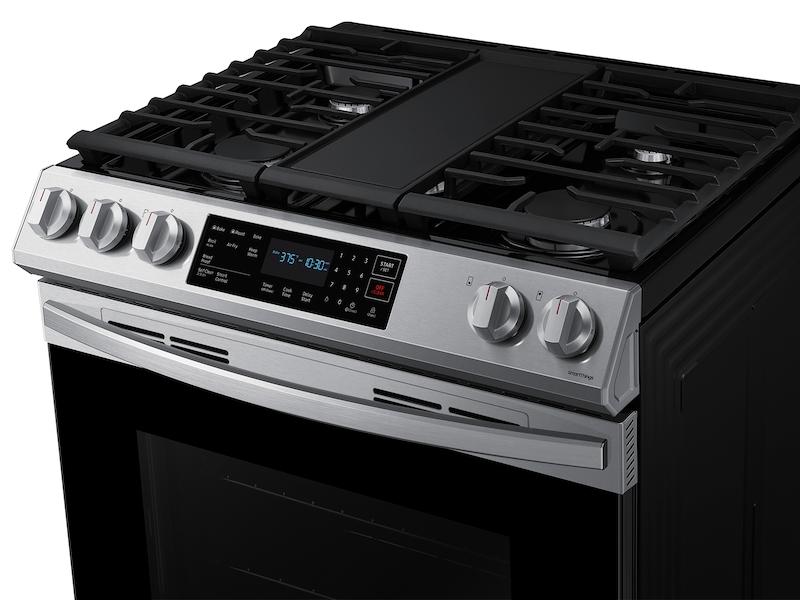 Samsung 6.0 cu. ft. Smart Slide-in Gas Range with Air Fry