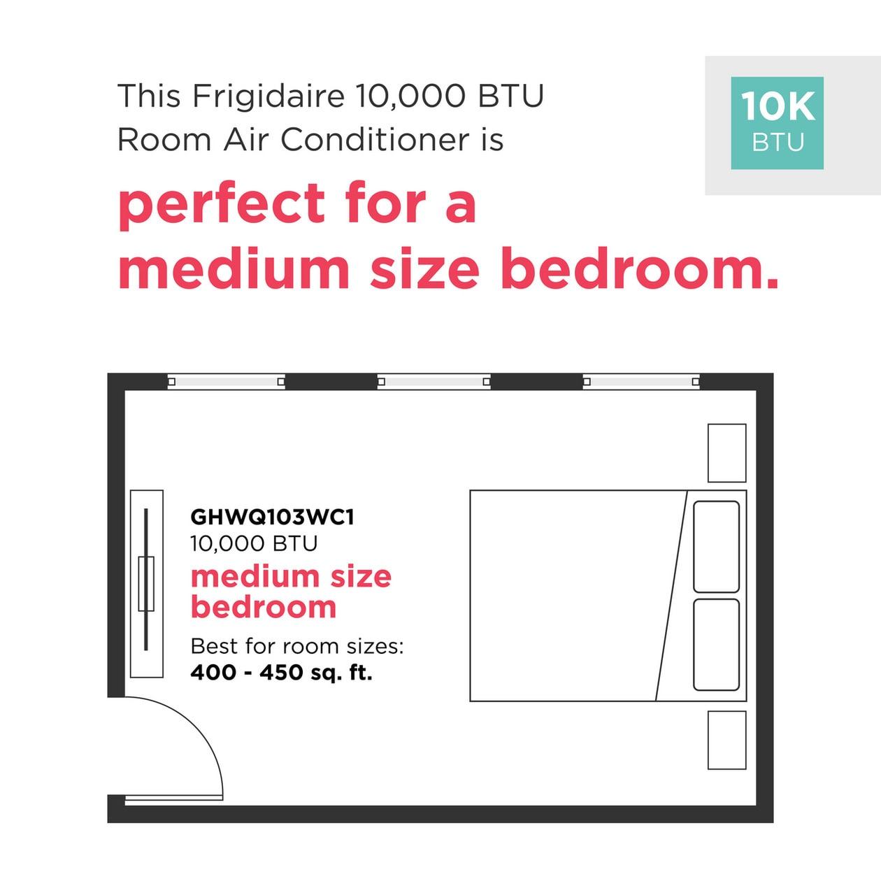 Frigidaire Gallery 10,000 BTU Inverter Window Room Air Conditioner with Wi-Fi (Energy Star)