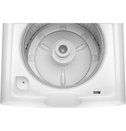 GTW485ASWWB GE® 4.5 cu. ft. Capacity Washer with Stainless Steel Basket, Cold Plus and Wash Boost
