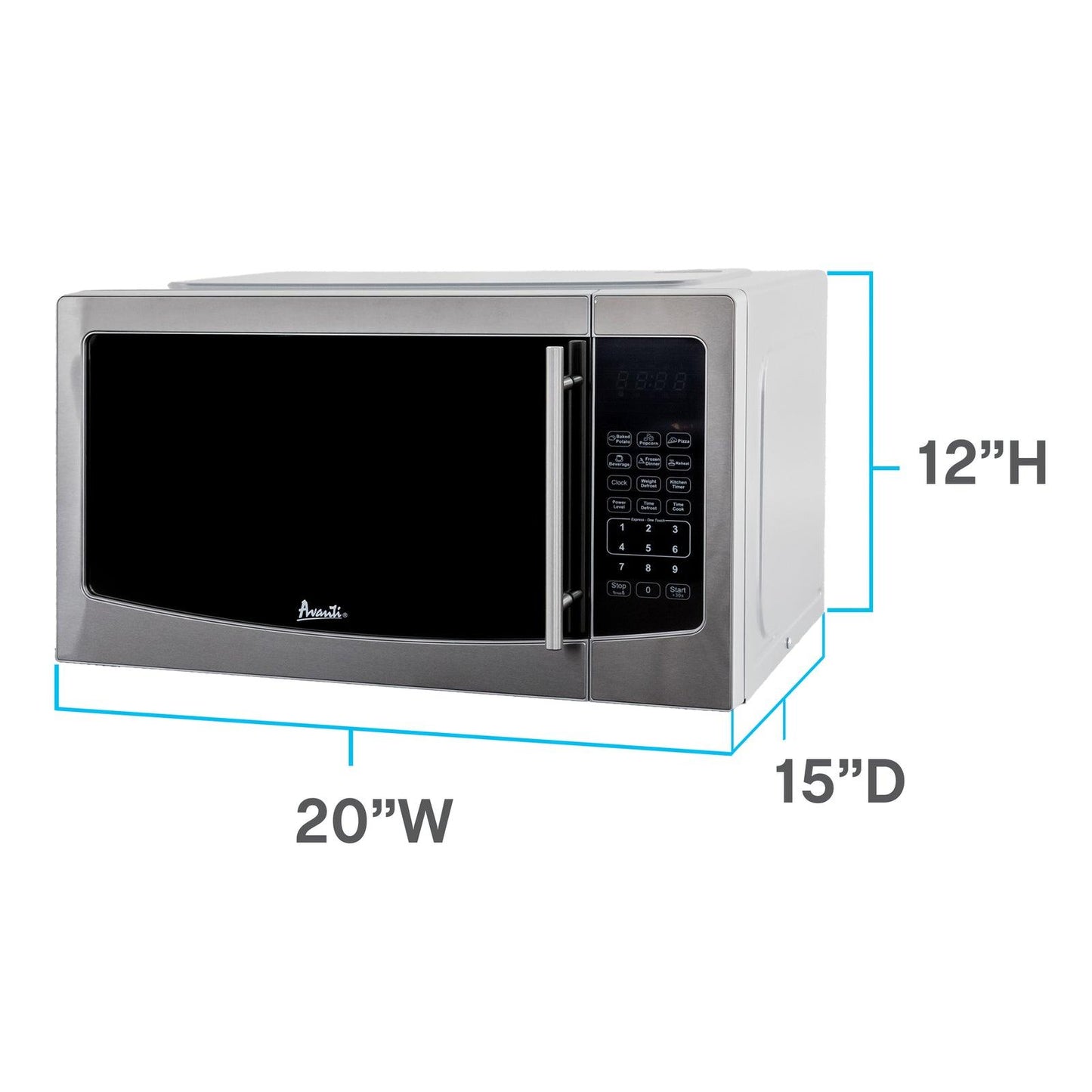 MT116V4M Avanti 1.1 cu. ft. Microwave Oven