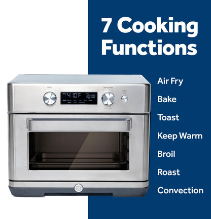 G9OAAASSPSS GE Digital Air Fry 8-in-1 Toaster Oven