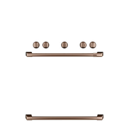 Cafe CXFSGHKPMCU CAF(EBACK)™ Freestanding Gas Knobs and Handles - Brushed Copper