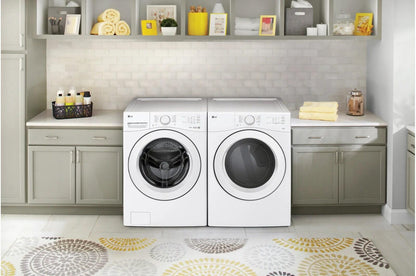 Lg DLE3420W 7.4 cu. ft. Ultra Large Capacity Smart Front Load Electric Dryer