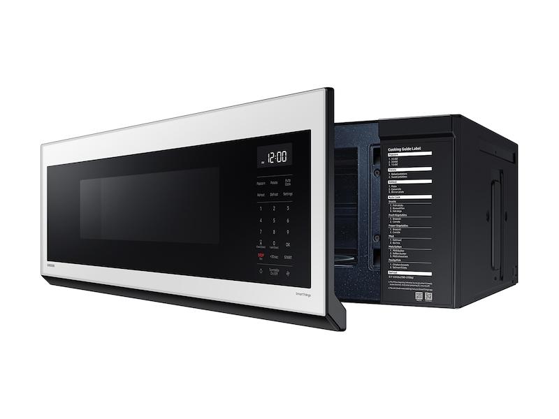 Samsung 1.1 cu. ft. Bespoke Smart SLIM Over-the-Range Microwave with 400 CFM Hood Ventilation, Wi-Fi