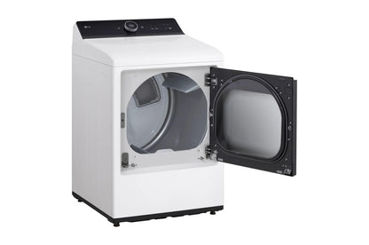 Lg DLEX8600WE 7.3 cu. ft. Ultra Large High Efficiency Electric TurboSteam™ LG EasyLoad™ Door, Wi-Fi Connectivity, White