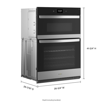 Whirlpool WOEC7027PZ 5.7 Cu. Ft. Wall Oven Microwave Combo with Air Fry
