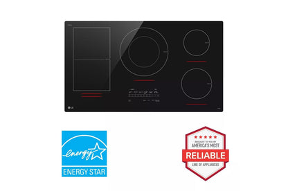 Lg CBIH3617BE 36" Smart Induction Cooktop with UltraHeat™ 5.0kW Element