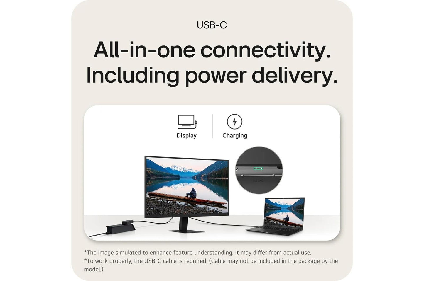 Lg 27BQ410BB 27" QHD IPS Monitor with USB-C