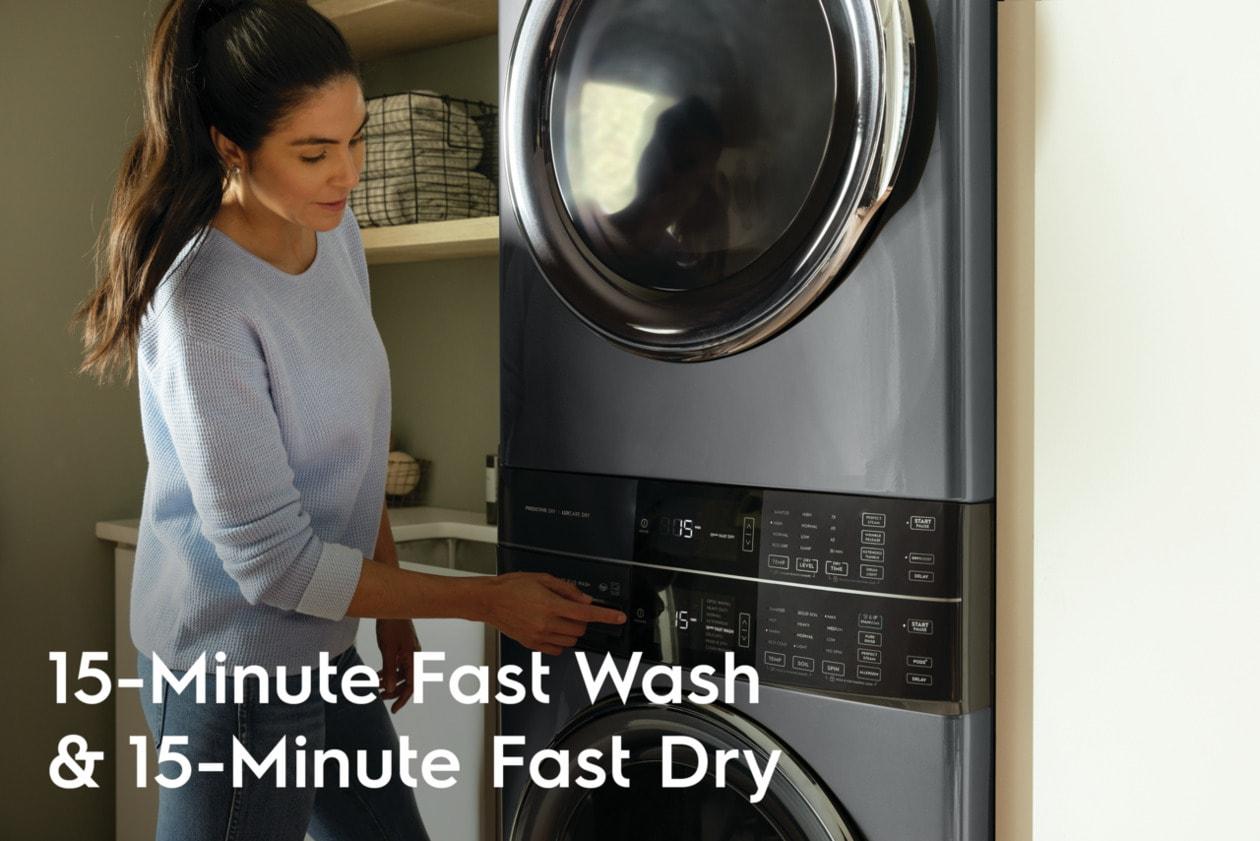 Electrolux ELTG7600AT Laundry Tower Single Unit Front Load 4.5 Cu. Ft. Washer & 8 Cu. Ft. Gas Dryer