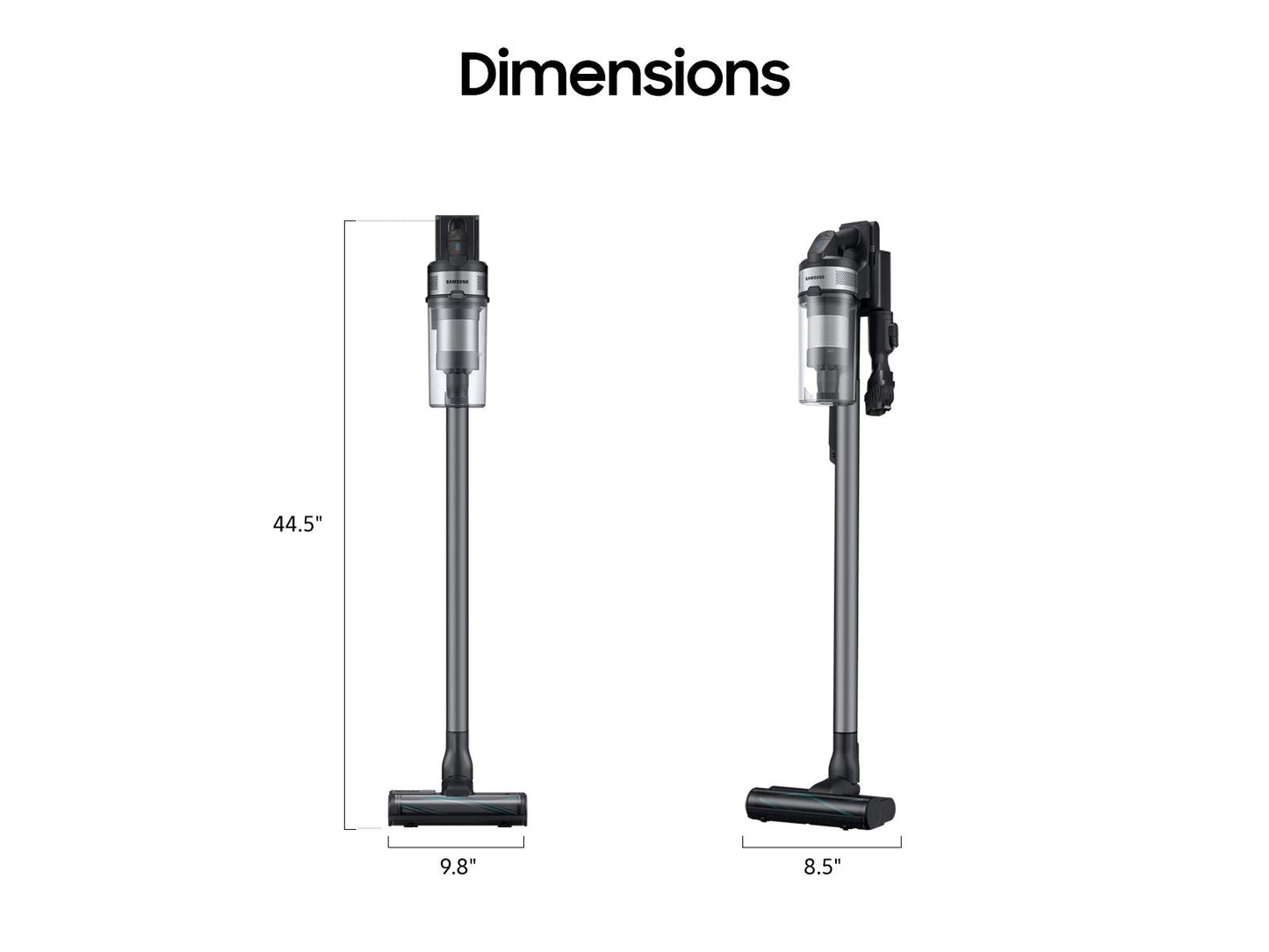 Samsung VS20B75AGR5 Jet Stick 60 min run time  5-Layer Filtration  200W Suction