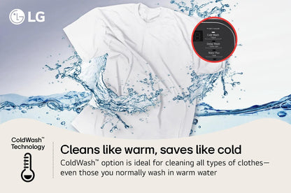 Lg WT7150CX 5.0 cu. ft. Mega Capacity Top Load Washer with TurboDrum™ Technology