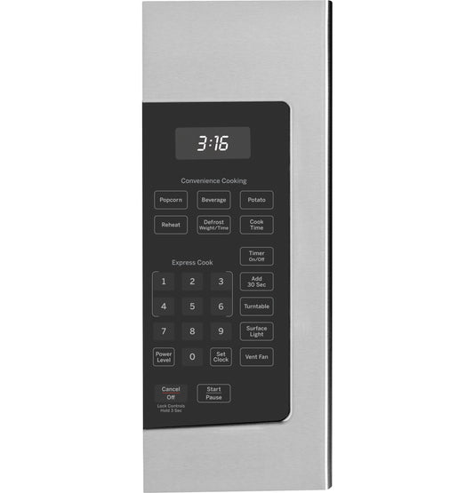 JVM3160RTSS GE® 1.6 Cu. Ft. Over-the-Range Microwave Oven