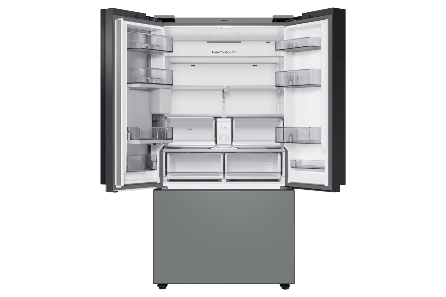 Samsung RF30BB69006M Bespoke AI 3-Door French Door Family Hub™ & Beverage Center™  Dual Ice Maker  30 cu.ft.