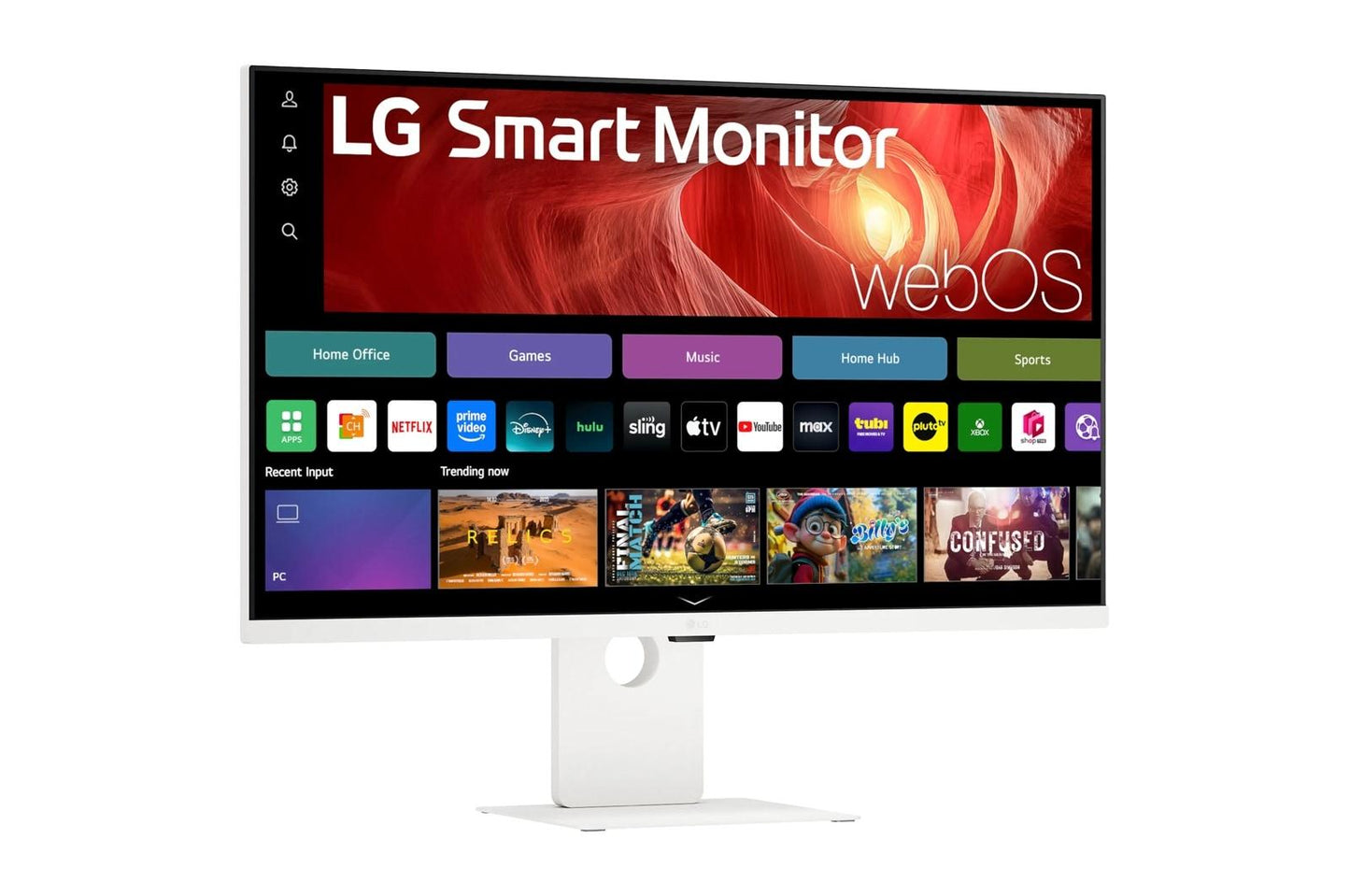 Lg 37U730SAW 37 Inch 4K UHD IPS webOS Smart Monitor with USB Type-C PD 65W