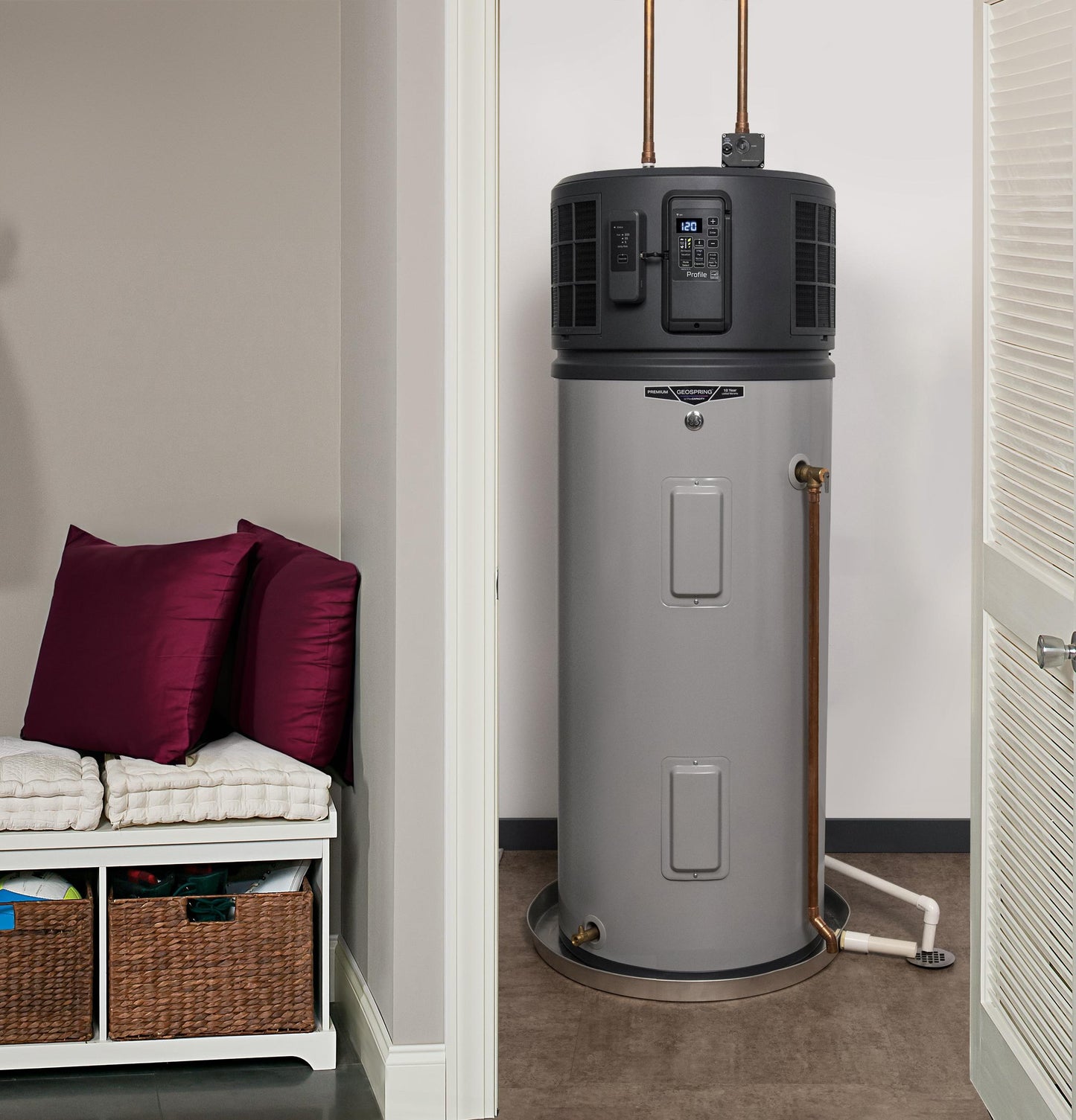 PH40S10BPY GE Profile™ GEOSPRING™ Smart Hybrid Heat Pump Water Heater 40-gallon - 240V - FlexCapacity