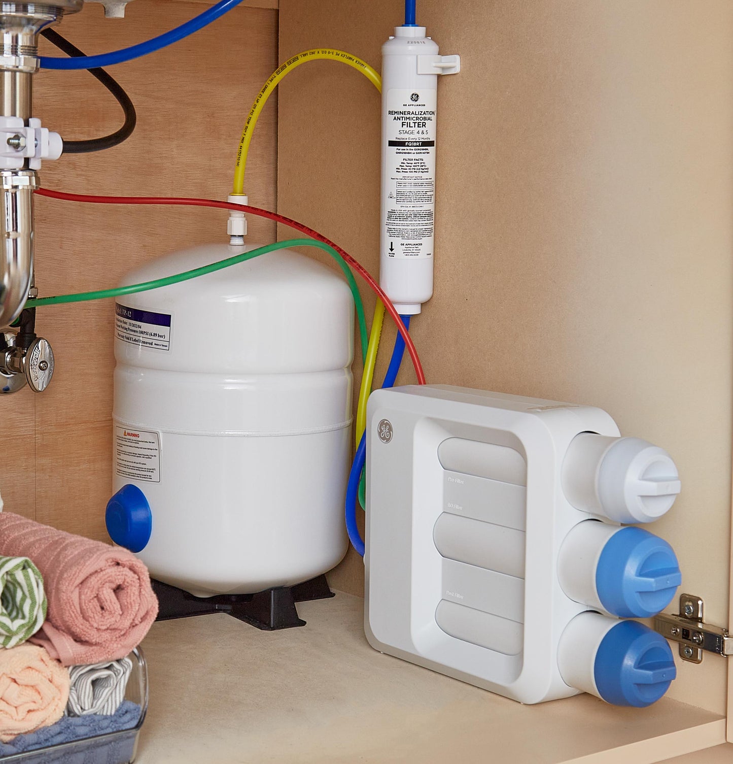 FQ18PN GE REVERSE OSMOSIS PRE & POST REPLACEMENT FILTER SET