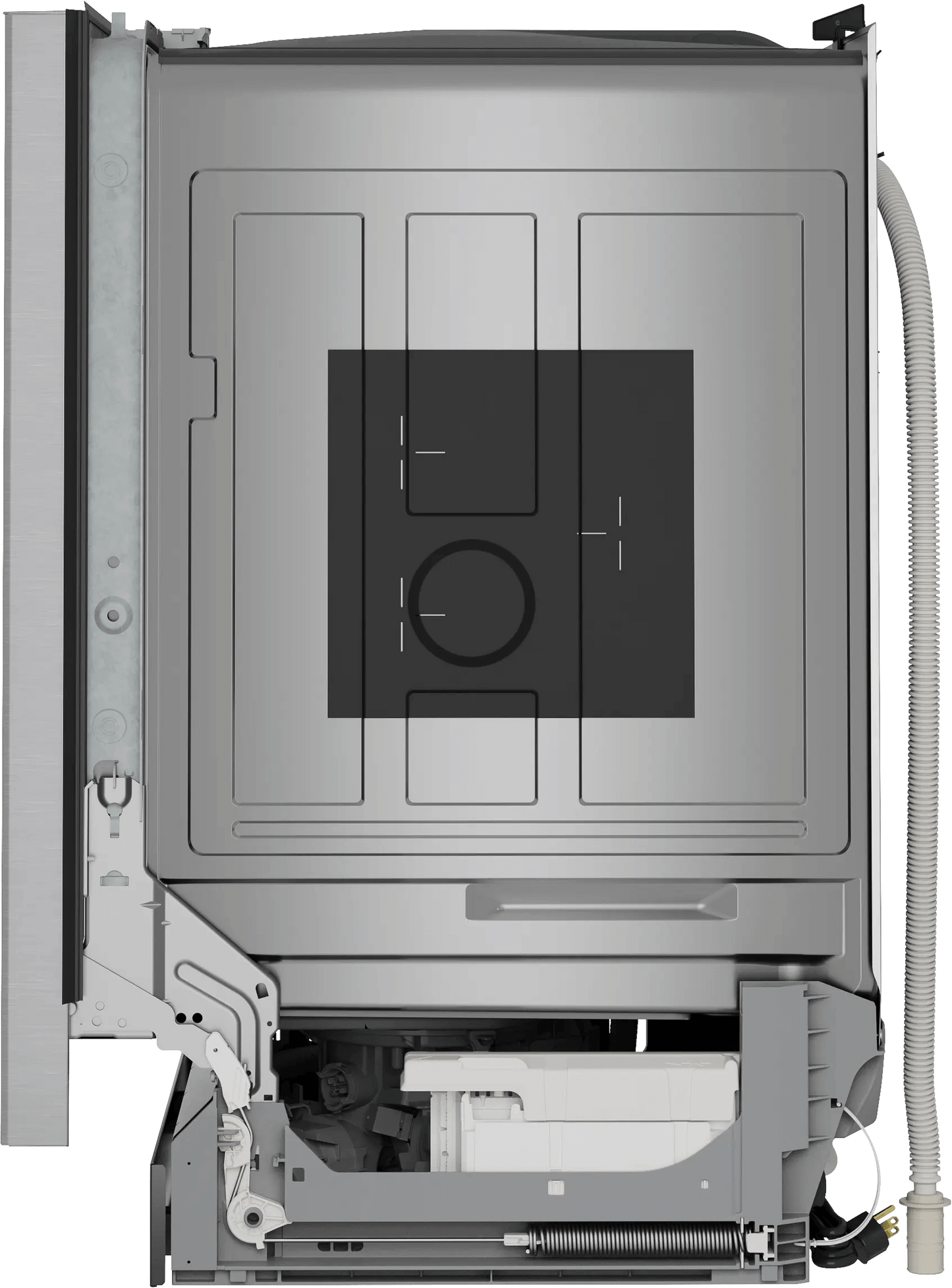 Bosch SHE43DM5N 300 Recessed Handle, 48 dBA, Standard 3rd Rack, PureDry - SS