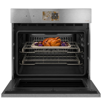 Cafe CTS90DM2ZS5 CAF(EBACK)™ 30" Smart Built-In Convection Single Wall Oven in Platinum Glass
