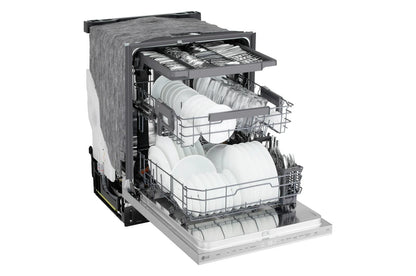 Lg LDNPM545S Smart FlushFit™ Top Control Dishwasher with 1-Hour Wash & Dry, QuadWash® Pro, and Dynamic Heat Dry™ w/AutoVent Dry™