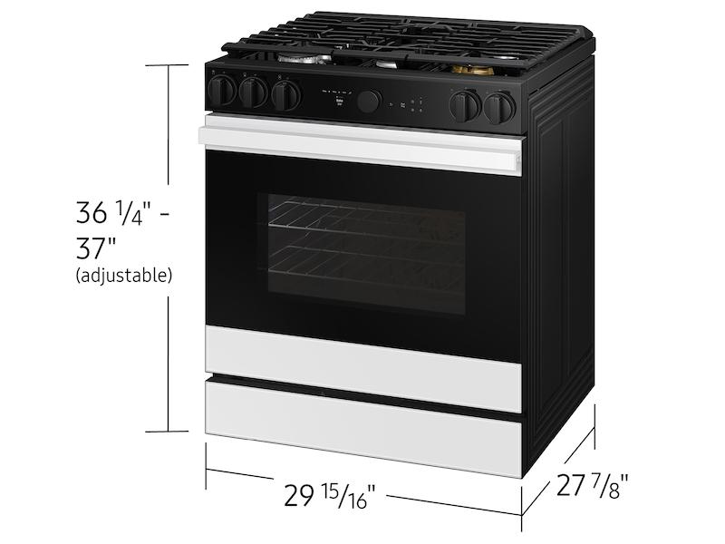 Samsung Bespoke 6.0 cu. ft. Smart Slide-In Gas Range with Air Sous Vide