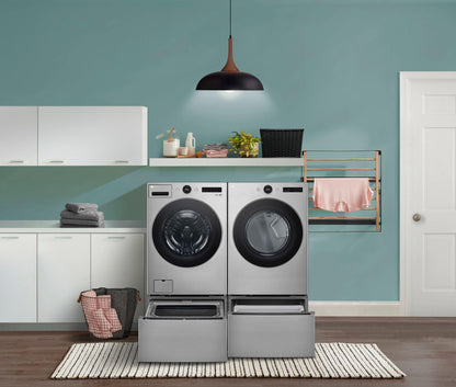 Lg WM5700HVA 4.5 cu. ft. Smart Front Load Washer with TurboWash® 360(degree), Built-In Intelligence and ezDispense®