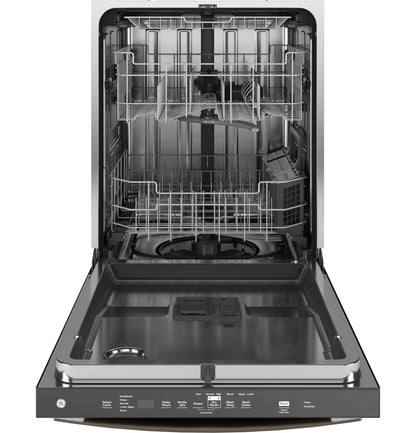 GDT650SMVES GE® ENERGY STAR® Fingerprint Resistant Top Control with Stainless Steel Interior Dishwasher with Sanitize Cycle
