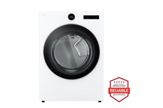 Lg DLEX6700W 7.4 cu. ft. Ultra Large Capacity Smart Front Load Electric Dryer with TurboSteam® & Built-In Intelligence