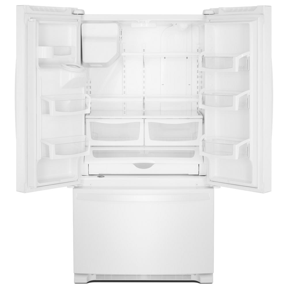 Whirlpool WRF555SDHW 36-inch Wide French Door Refrigerator - 25 cu. ft.