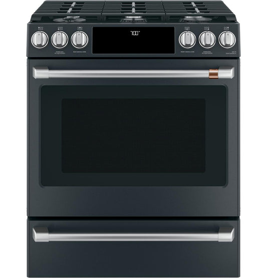 Cafe CXFCGHKPMSS CAF(EBACK)™ Front Control Gas Knobs and Handles - Brushed Stainless