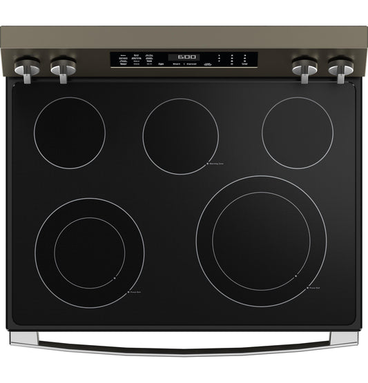 GRF600AVES GE® ENERGY STAR® 30" Free-Standing Electric Convection Range with No Preheat Air Fry and EasyWash™ Oven Tray