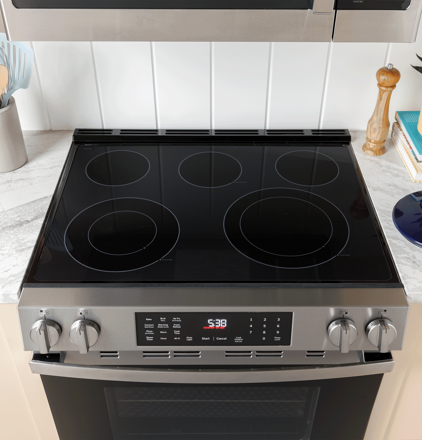 GRS500PVSS GE® ENERGY STAR® 30" Slide-In Electric Range with Crisp Mode