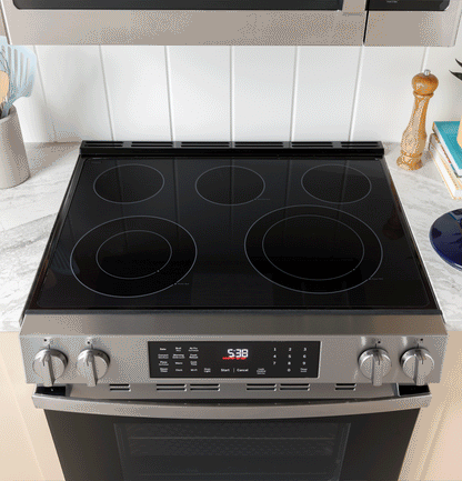 GRS500PVSS GE® ENERGY STAR® 30" Slide-In Electric Range with Crisp Mode