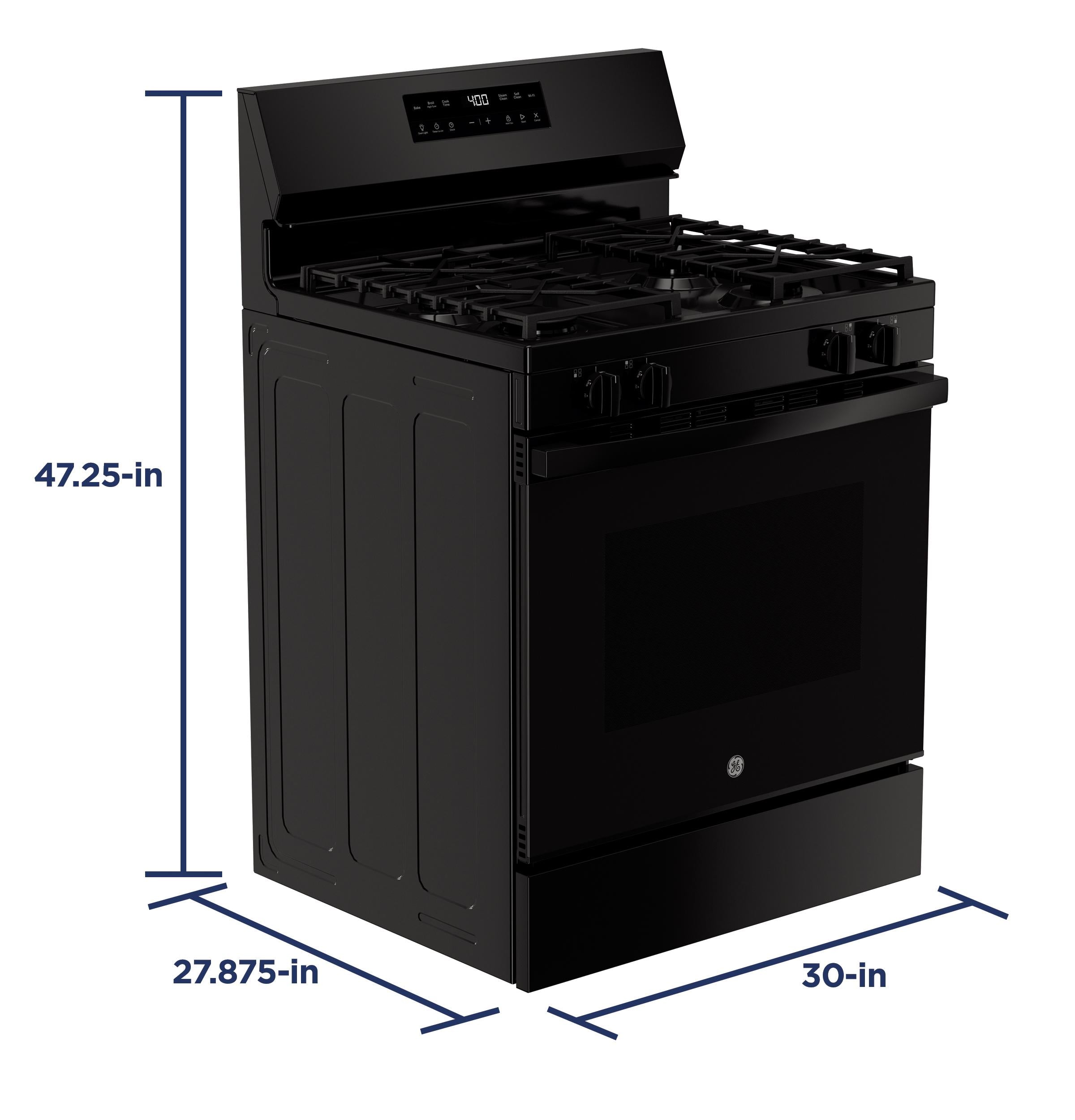 GGF400PVBB GE® 30" Free-Standing Gas Range