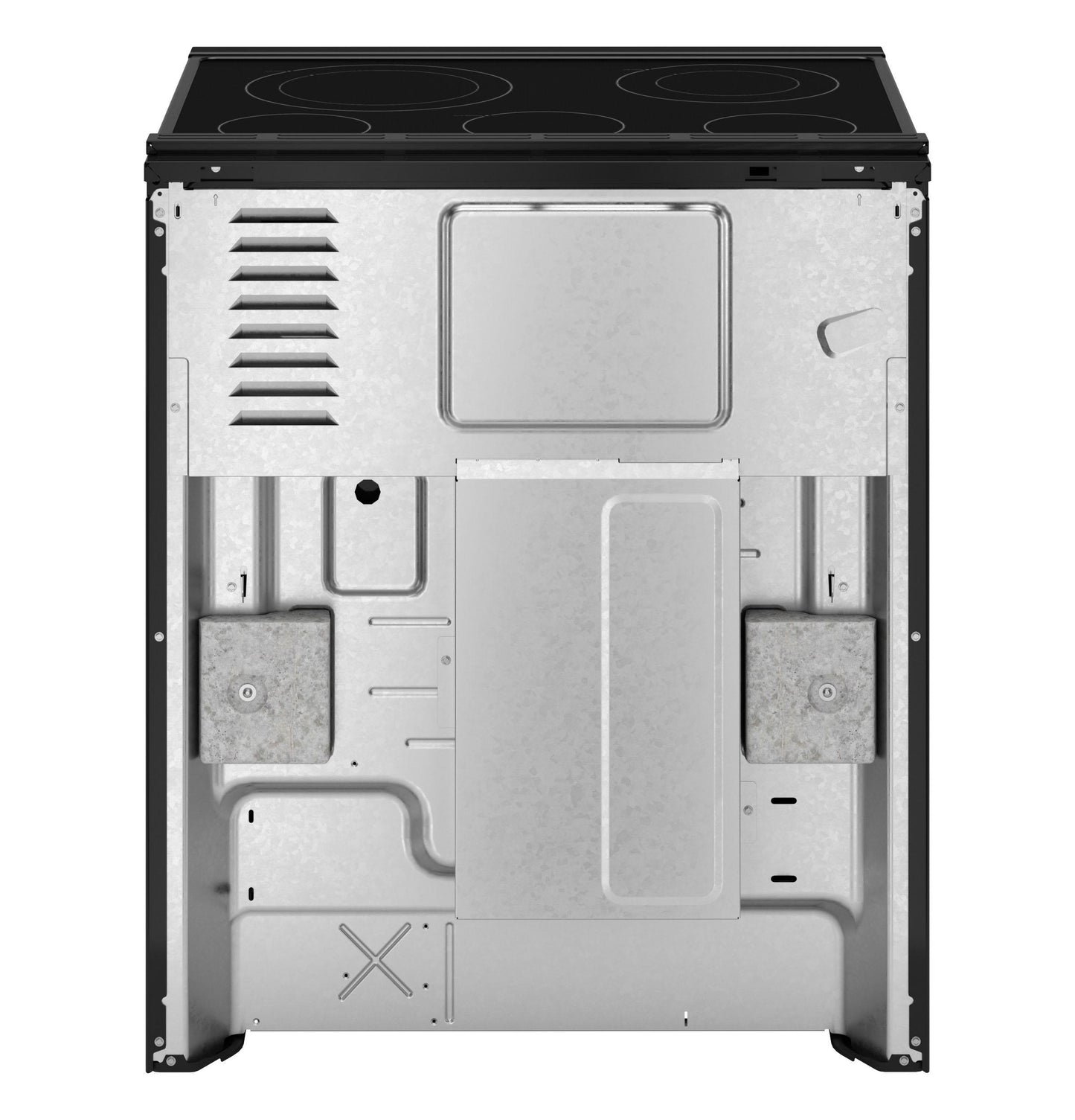 GRS600AVDS GE® ENERGY STAR® 30" Slide-In Electric Convection Range with No Preheat Air Fry and EasyWash™ Oven Tray