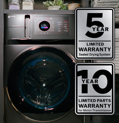 PFQ97HSPVDS GE Profile ENERGY STAR 4.8 cu. ft. Capacity UltraFast Combo with Ventless Inverter Heat Pump Technology Washer/Dryer