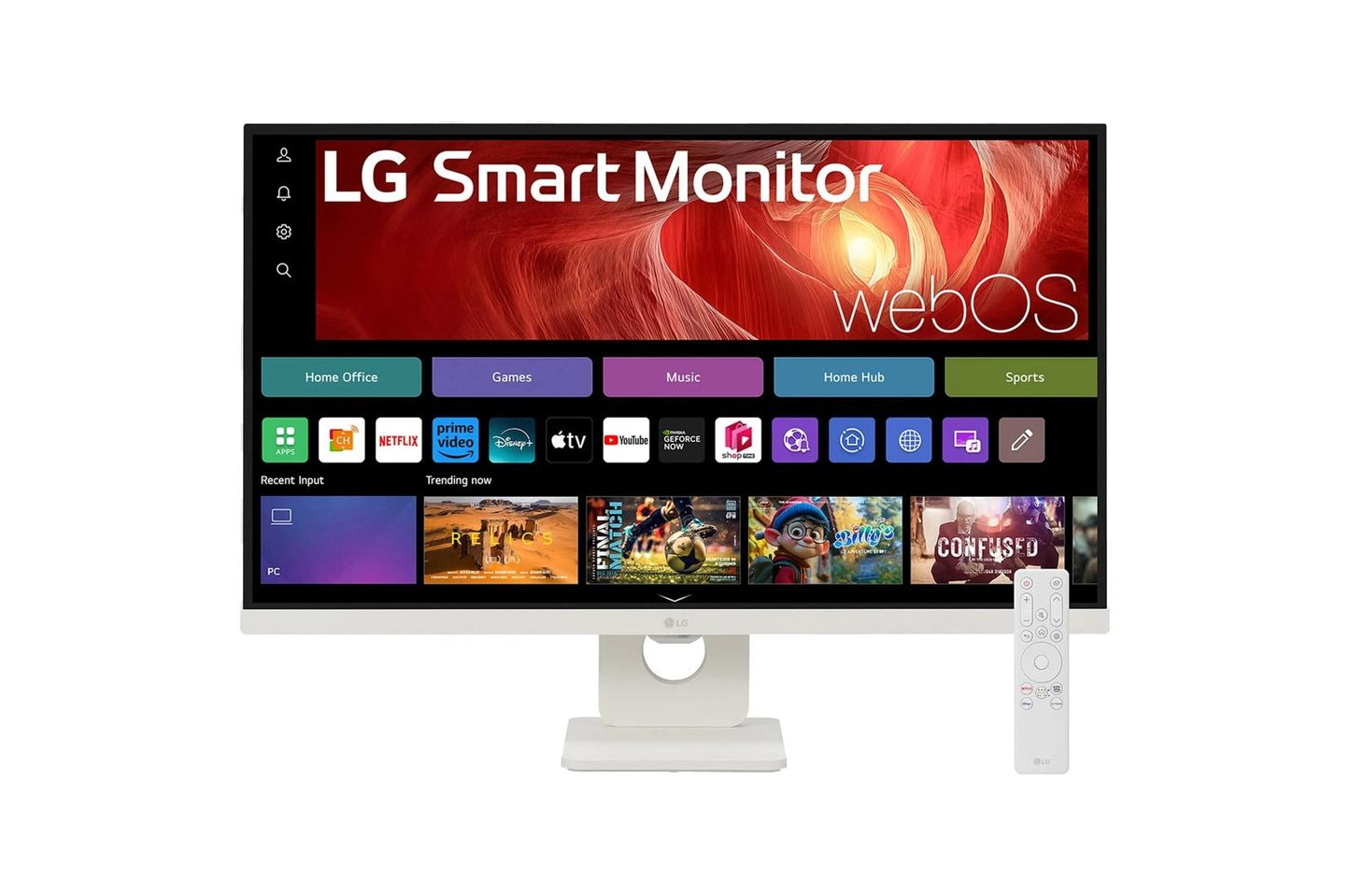 Lg 27U731SAW 27 Inch 4K UHD IPS Smart Monitor with webOS and USB Type-C