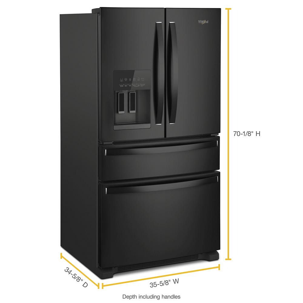 Whirlpool 36-Inch Wide French Door Refrigerator - 25 cu. ft.