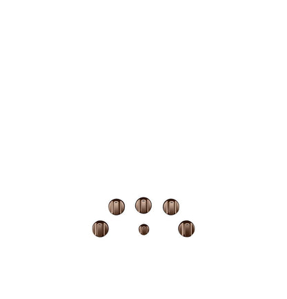 Cafe CXCE1HKPMCU CAF(EBACK)™ 5 Electric Cooktop Knobs - Brushed Copper