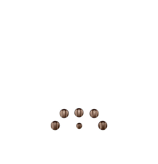 Cafe CXCE1HKPMCU CAF(EBACK)™ 5 Electric Cooktop Knobs - Brushed Copper