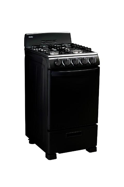 DR203BGLP Danby 20" Wide Gas Range in Black