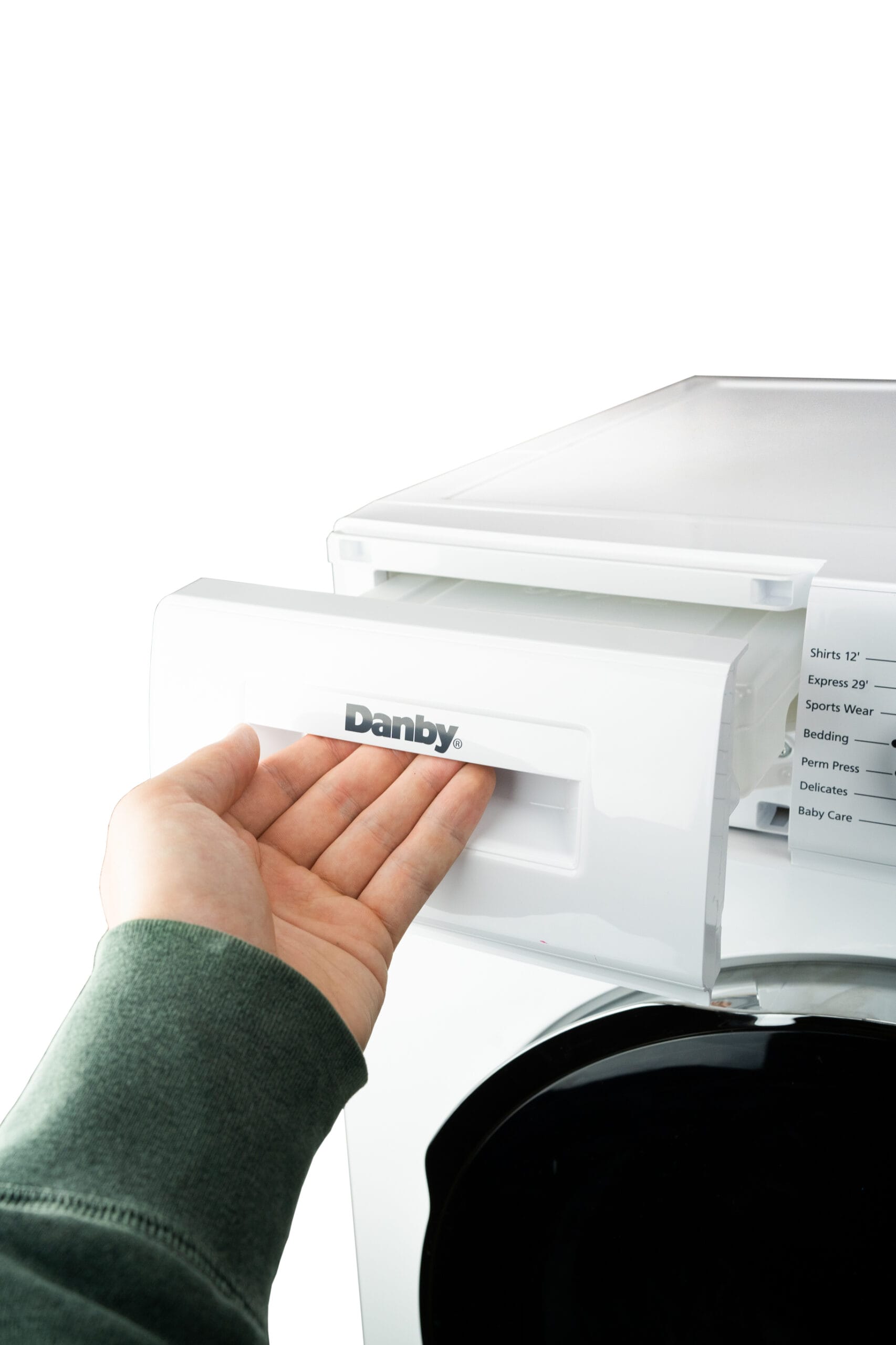 DDY040D4WDB Danby 24-inch, 4.0 cu ft. Stackable Compact Condensing Sensor Dryer in White