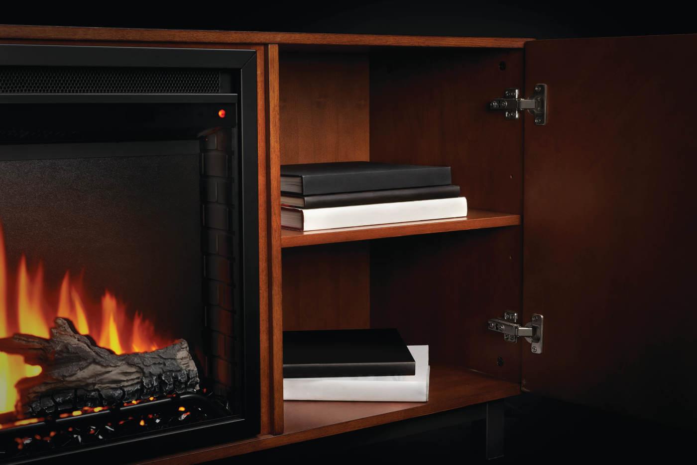 Napoleon Bbq NEFP263120WN The Bella Electric Fireplace Media Console