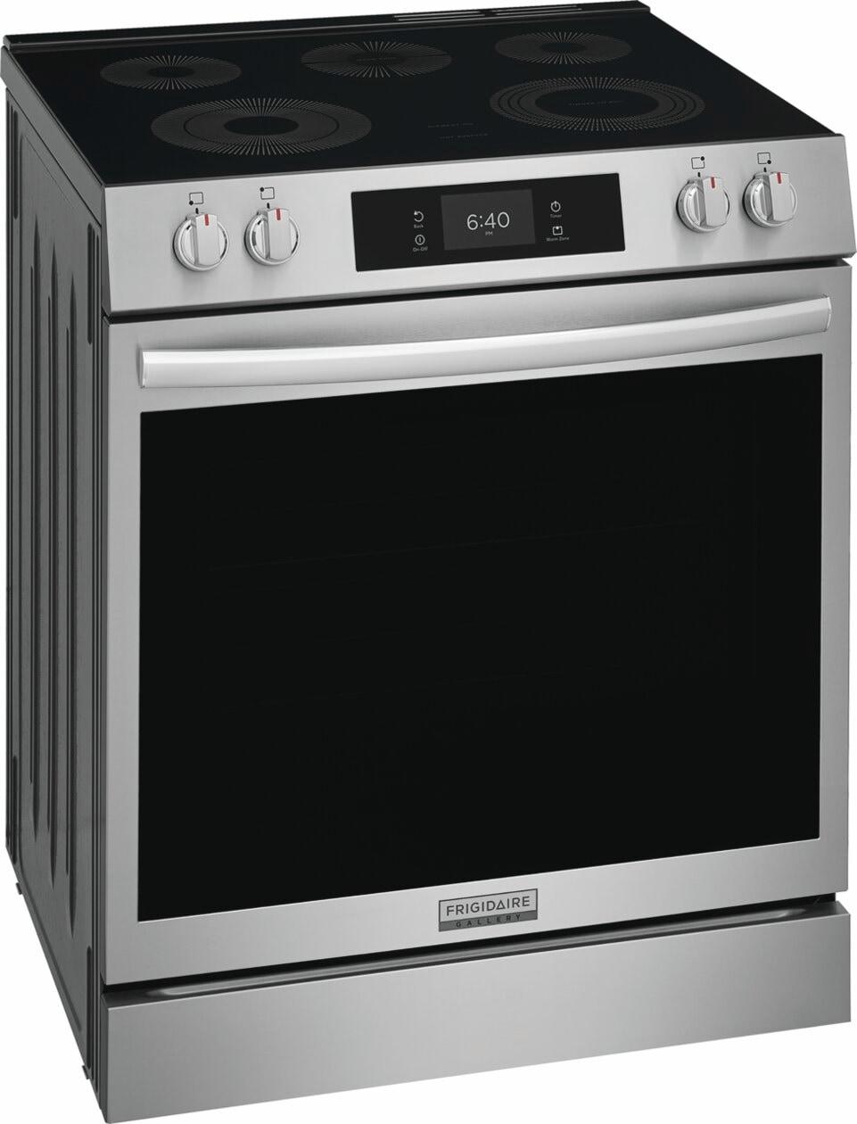 Frigidaire GCFE3070BF 30" Electric Range with Stone-Baked Pizza