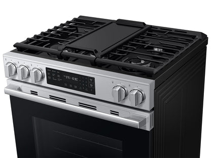 Samsung NSG80H60SR Bespoke Smart Slide-in Gas Range Pro Style Design  Air Fry Max  True Convection