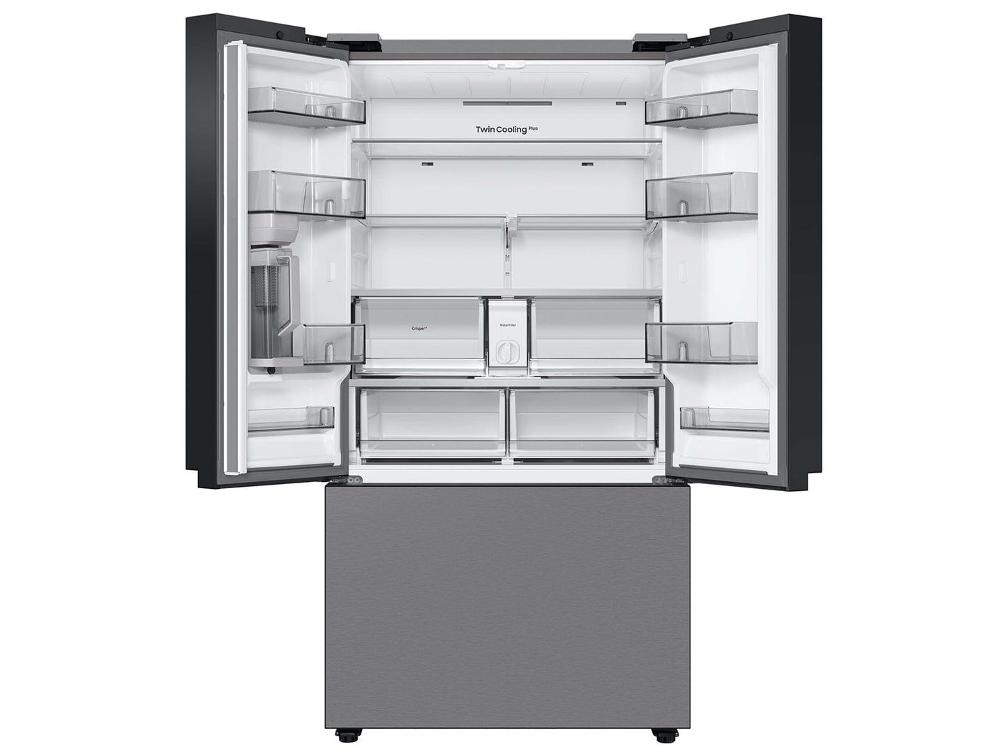 Samsung RF30BB6200QL Bespoke AI 3-Door French Door AutoFill Water Pitcher  Dual Ice Maker  30 cu.ft.