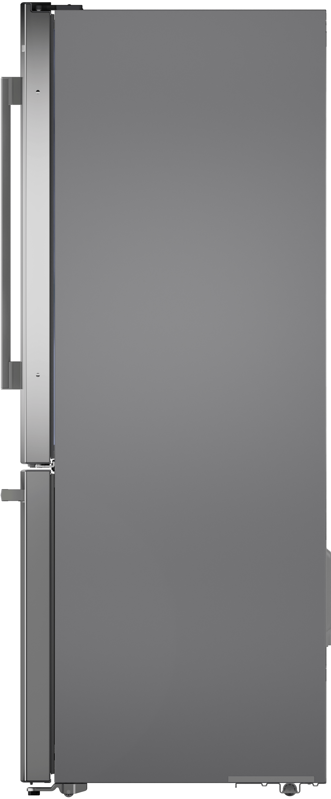 Bosch B33CM10SNS 100 Series, free-standing fridge-freezer with freezer at bottom, Brushed steel (with anti-fingerprint), Total No Frost