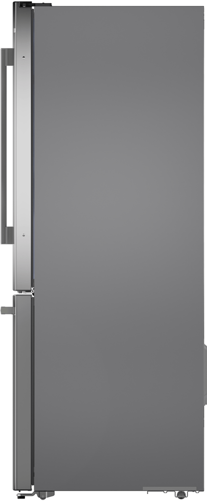 Bosch B33CM10SNS 100 Series, free-standing fridge-freezer with freezer at bottom, Brushed steel (with anti-fingerprint), Total No Frost