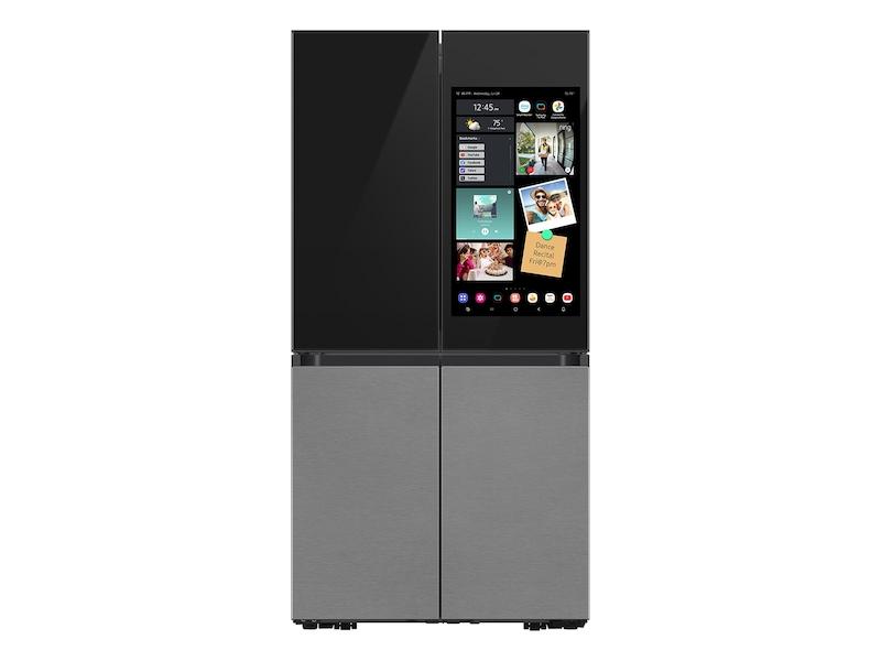 Samsung RF29CB9900QK Bespoke 4-Door Flex™ Refrigerator (29 cu. ft.) with Family Hub™+ in Charcoal Glass Top and Stainless Steel Bottom Panels