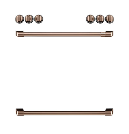 Cafe CXFCEHKPMCU CAF(EBACK)™ Front Control Electric Knobs and Handles - Brushed Copper