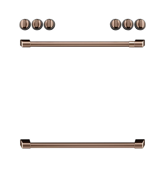 Cafe CXFCEHKPMCU CAF(EBACK)™ Front Control Electric Knobs and Handles - Brushed Copper